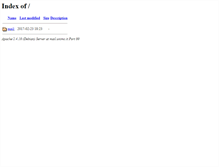 Tablet Screenshot of mail.unimc.it